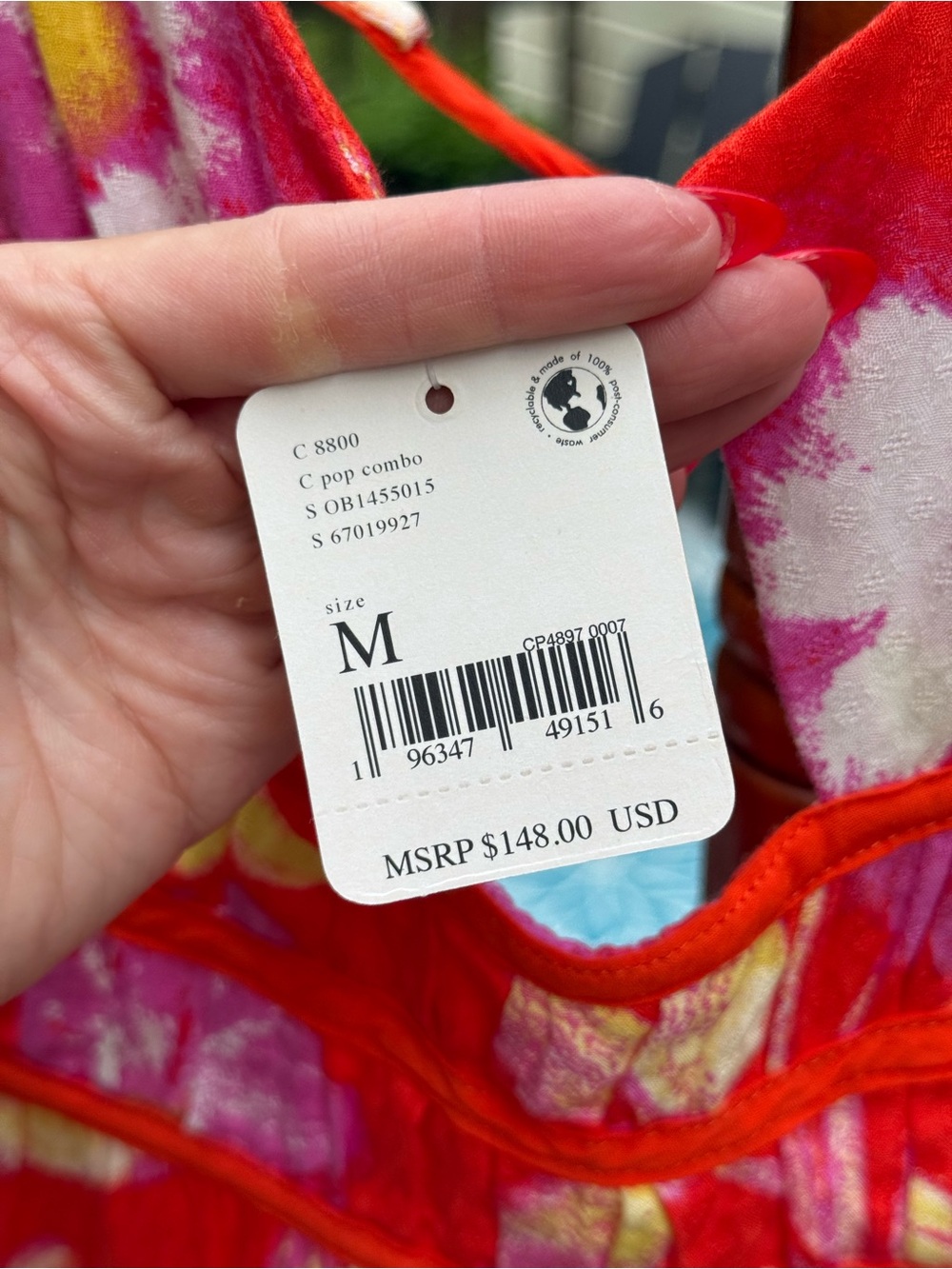 Free People Red Floral Maxi Dress - Picture 11 of 12